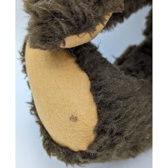 Vintage Steiff Cosy Teddy Bear Dark Brown Ear Button - Picture 6 of 8
